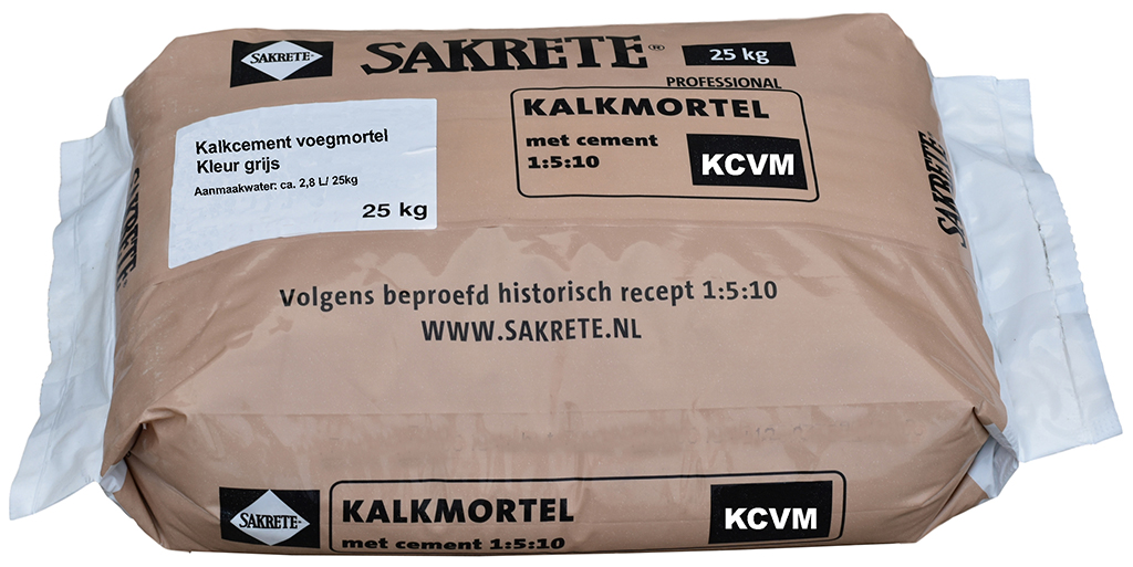 Sakrete Kalkcement Voegmortel Grijs (25 kg)